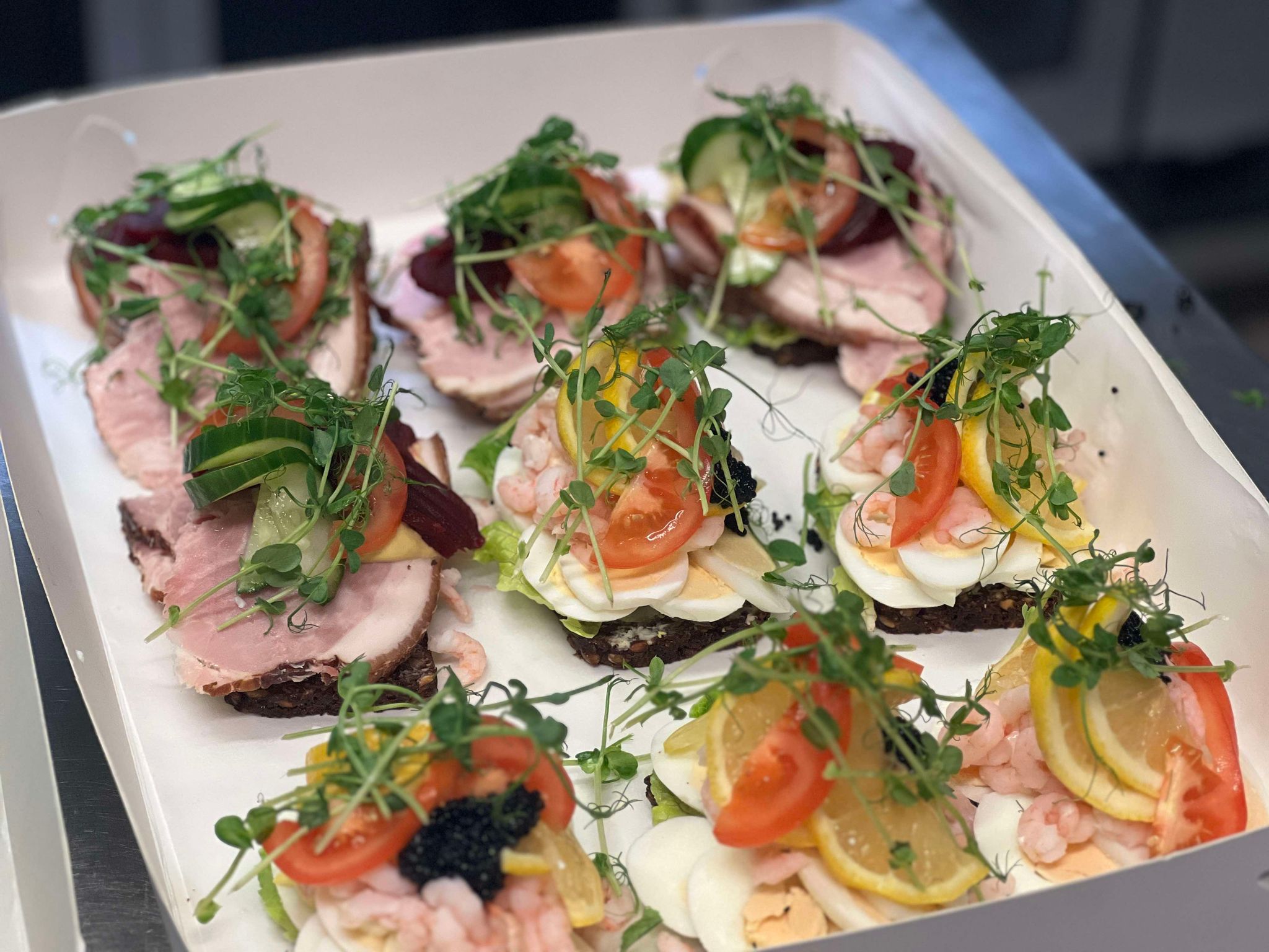 Smørrebrød Ud af Huset fra KRAM Spiseri