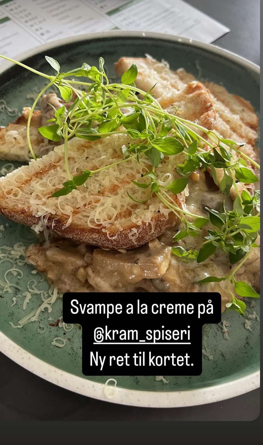 KRAM Svampe A La Creme