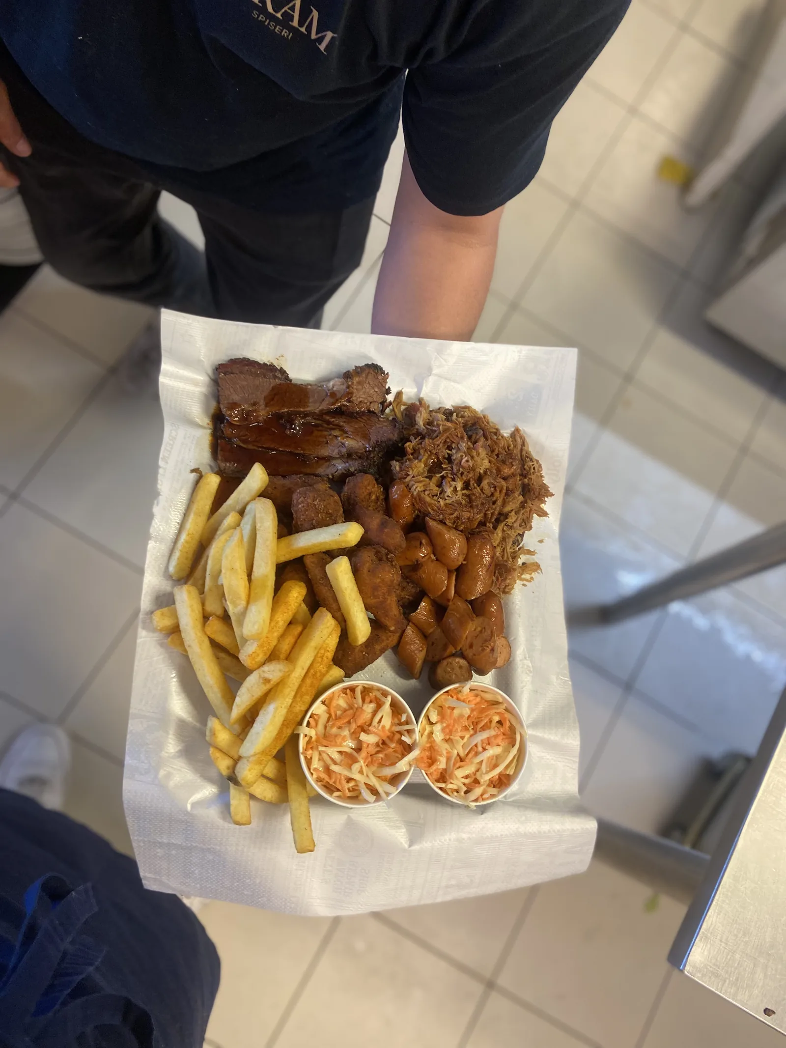 American BBQ sharing tray at KRAM Spiseri